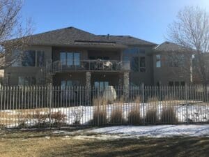 Norandex Mocha Siding with matching soffit